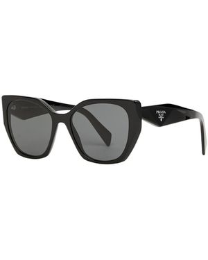 Prada Hexagon-Frame Sunglasses - Metallic