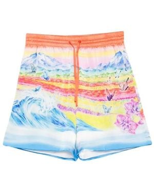 CASABLANCA Galaxy Court Shorts - Blue