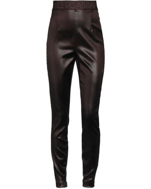 Dolce & Gabbana Smooth Stretch Leggings - Black