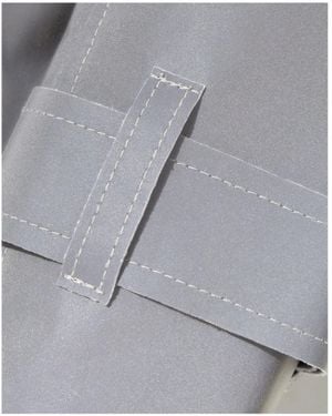 Norma Kamali Double-Breasted Coat - Gray