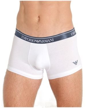 Emporio Armani Elastic Waist Underwear - White