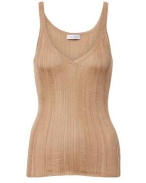 Gabriela Hearst Drevan Silk Tank Top - Brown