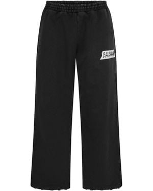 Balenciaga Minimalist Solid Casual Trousers - Black