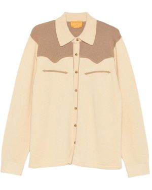 Guest In Residence Western-Style Cashmere Shirt - Natural