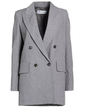 Max Mara Doublebreasted Blazer - Gray