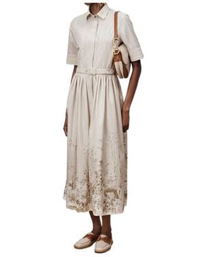 Dior Iviera Mid-Length Shirtdress - White