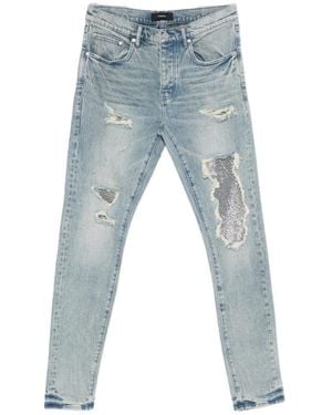Purple Brand Belt Loop Jeans - Blue
