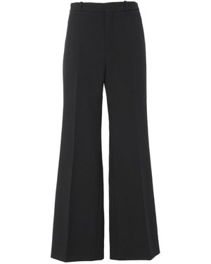Chloé Chloé Cropped Bootcut Trousers - Black