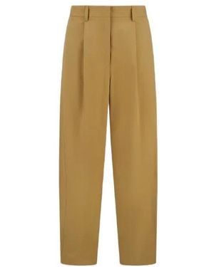 Herno Elasticated Tailored Pants - Natural