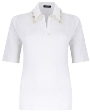 Fabiana Filippi Short-Sleeved Knitwear - White