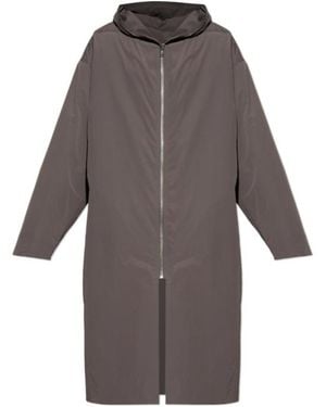 Rick Owens Gimp Mac Big Shoulders Coat - Brown