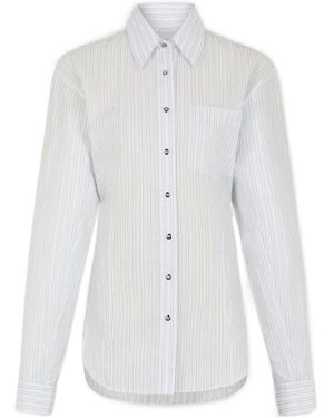Rabanne Striped Shirt - White