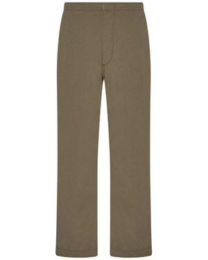 The Row Time Cotton Trousers - Grey
