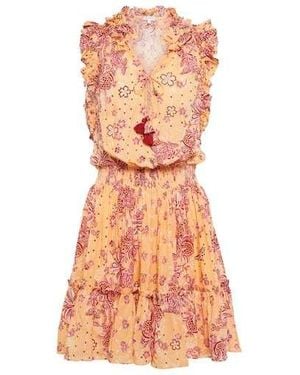 Poupette Triny Printed Minidress - Orange