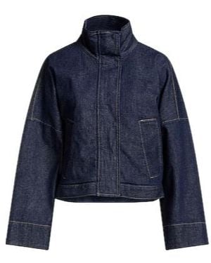 MAX&Co. Minimalist Denim Jacket - Blue