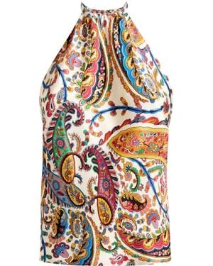 Etro Sleeveless Tops - Multicolour