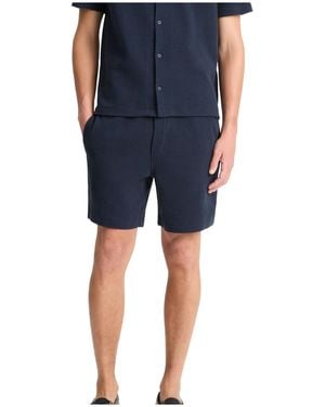 Vince Bouclé Bermuda Shorts - Blue