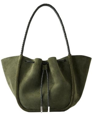 Proenza Schouler Suede Handbag - Green