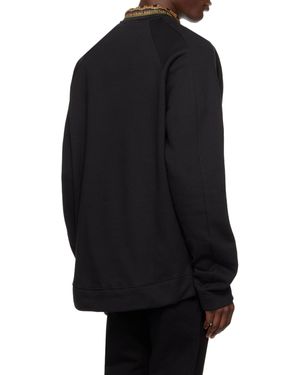 Versace Jeans Couture Couture Logo Embellished Sweater - Black