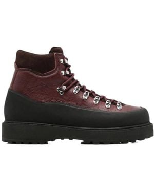 Diemme High-Top Lace-Up Boots - Brown