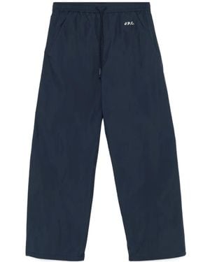 A.P.C. X Asics Haze Drawstring Track Trousers - Blue