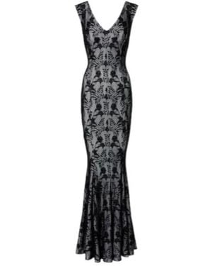 Norma Kamali Grace Lace Gown - Black