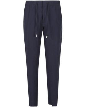 Pt Pantaloni Drawstring-Fastening Trousers - Blue