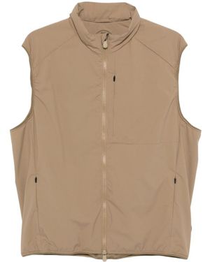 Save The Duck High-Necked Sleeveless Vest - Natural