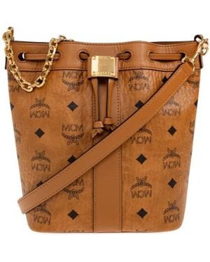 MCM Dessau Shoulder Bag - Brown