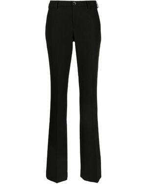 PT01 Pt Torino Flared Tech Fabric Trousers - Black