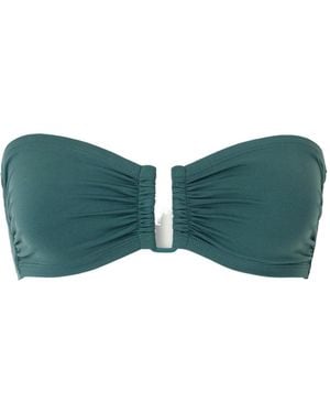 Eres Bandeau Bikini Top - Green