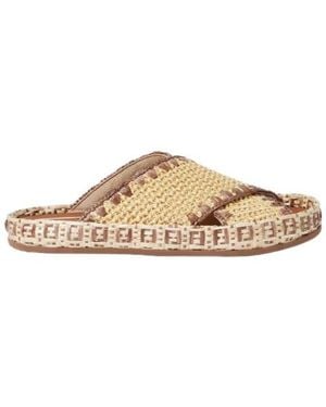 Fendi Cross-Strap Sandals - Multicolor