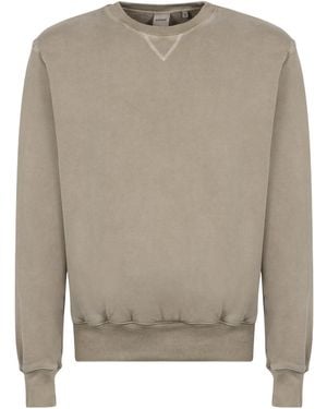 Aspesi Ribbed Crewneck Sweatshirt - Grey