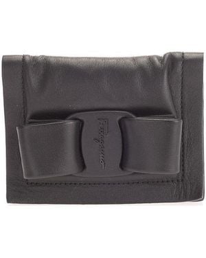 Ferragamo Logo Wallet - Grey