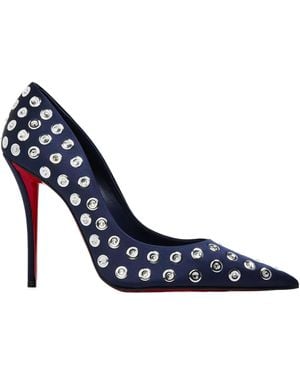 Christian Louboutin Boum Boum Mirror Court Shoes - Blue