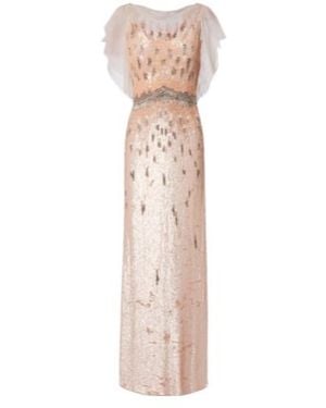 Jenny Packham Bonnie Embellished Gown - Pink