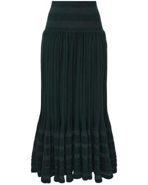 Zimmermann Rebellion Midi Skirt - Green