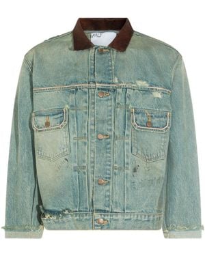 Paly Hollywood Buffalo 66 Denim Jacket - Green