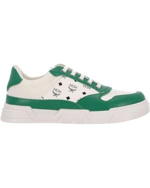 MCM Logo Low-Cut Skate Shoes - Green