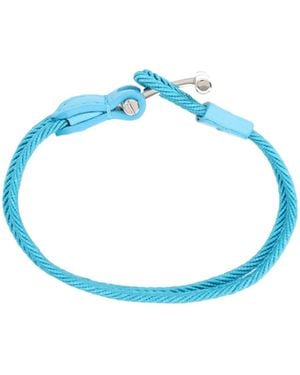 Tom Ford T Logo Plaque Bracelet - Blue