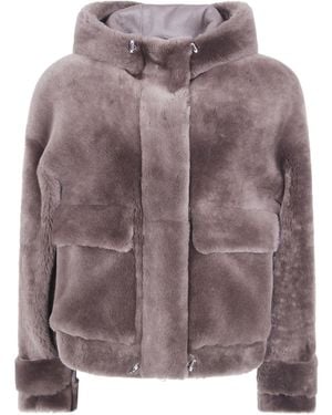 Blancha Long-Sleeve Jacket - Brown