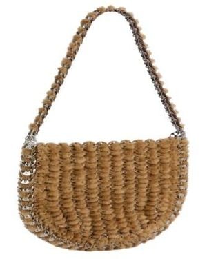 Rabanne Top Handle Handbag - Brown