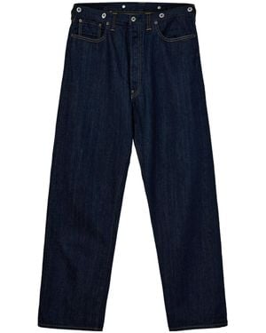 A.PRESSE Washed Wide-Leg Jeans - Blue