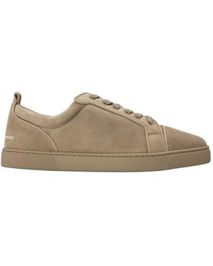Christian Louboutin Suede Lowtop Trainer - Brown