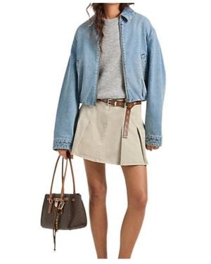 Michael Kors Long-Sleeve Casual Jacket - Blue