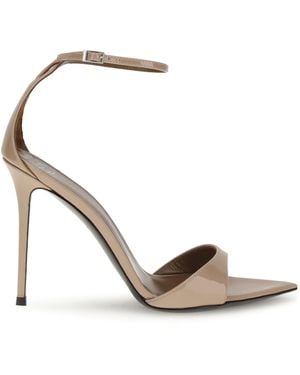 Giuseppe Zanotti 110Mm Pointed-Toe Ankle-Strap Sandals - Metallic