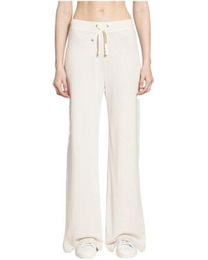 James Perse Wide-Leg Sweatpants - White