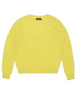 Weekend by Maxmara Round Neck Long-Sleeved Jumper - Yellow
