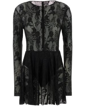 Norma Kamali Long-Sleeved Dress - Black