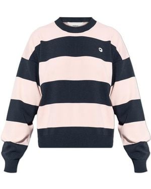 Coperni Jumper With Embroidered Logo - Blue